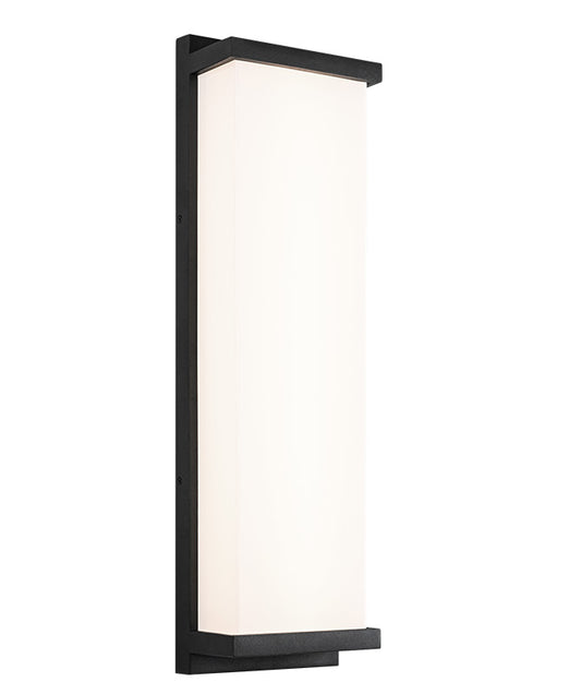 Matteo Lighting Luce E21824MB outdoor LED wall sconce in Matte Black