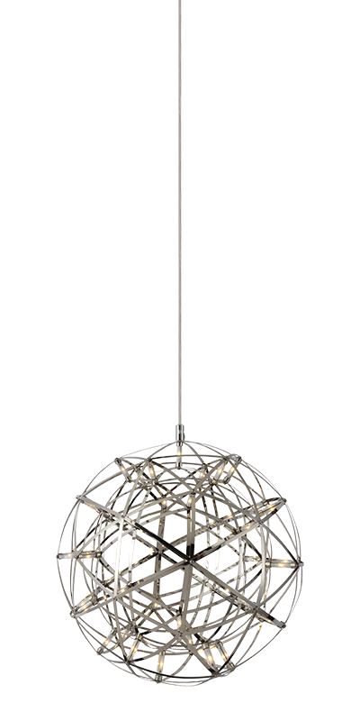 Matteo Lighting Manhattan C48616CH LED chandelier in Chrome