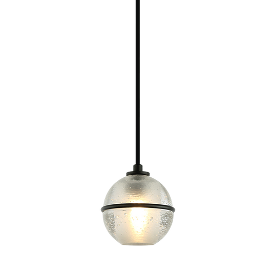 Matteo Lighting Misty multi-light pendant collection with bubble glass
