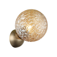 Load image into Gallery viewer, Matteo Lighting Nola large wall sconce in Champagne Gold
