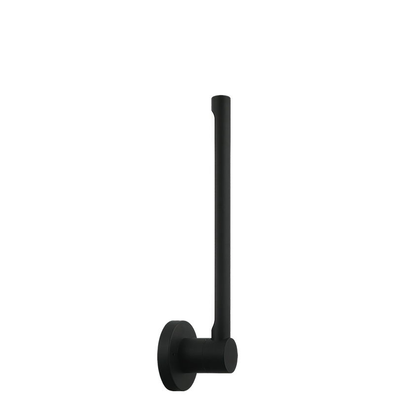 Matteo Lighting Novelle W31418MB 18-inch 3CCT LED wall light in Matte Black