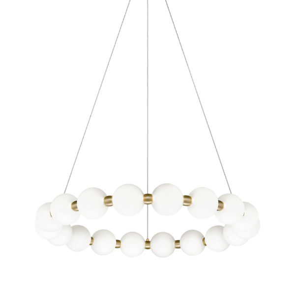 Matteo Lighting Oni C83425OG chandelier in Oxidized Gold