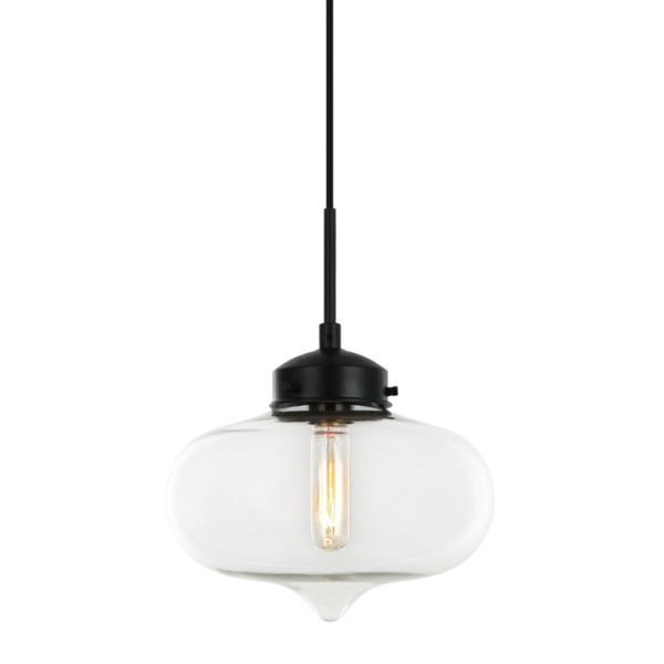 Matteo Lighting Irresistible Organic Charm C41403CL clear glass pendant