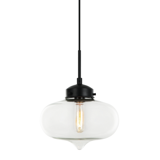 Matteo Lighting Irresistible Organic Charm C41403CL clear glass pendant