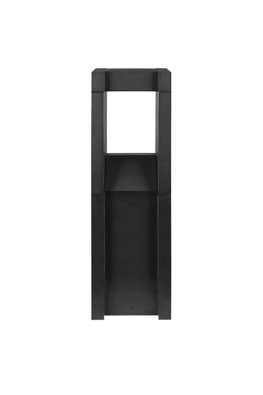 Matteo Lighting Portus E22424MB outdoor LED bollard in Matte Black