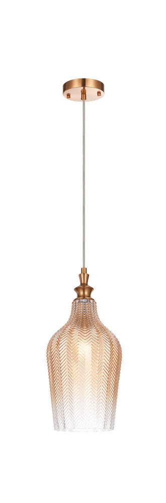 Matteo Lighting Renity C80101AG pendant in Aged Gold Brass