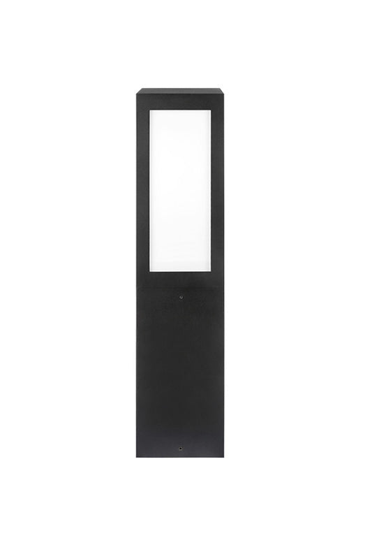 Matteo Lighting Rubex E22526MB outdoor LED bollard in Matte Black