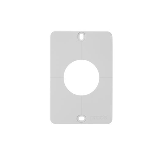 Prado UniFit back box cover plate single one gang