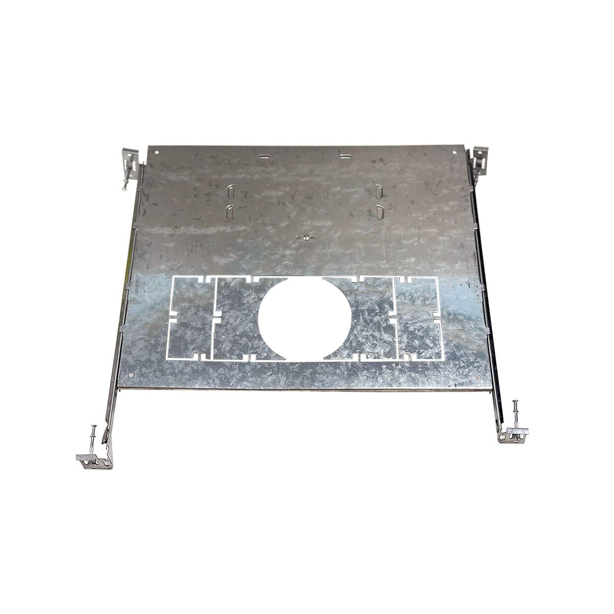 Reno R39107 multiple head universal pre-mounting new construction plate