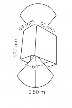 ACE UP-DOWN FLAT GREY 12V