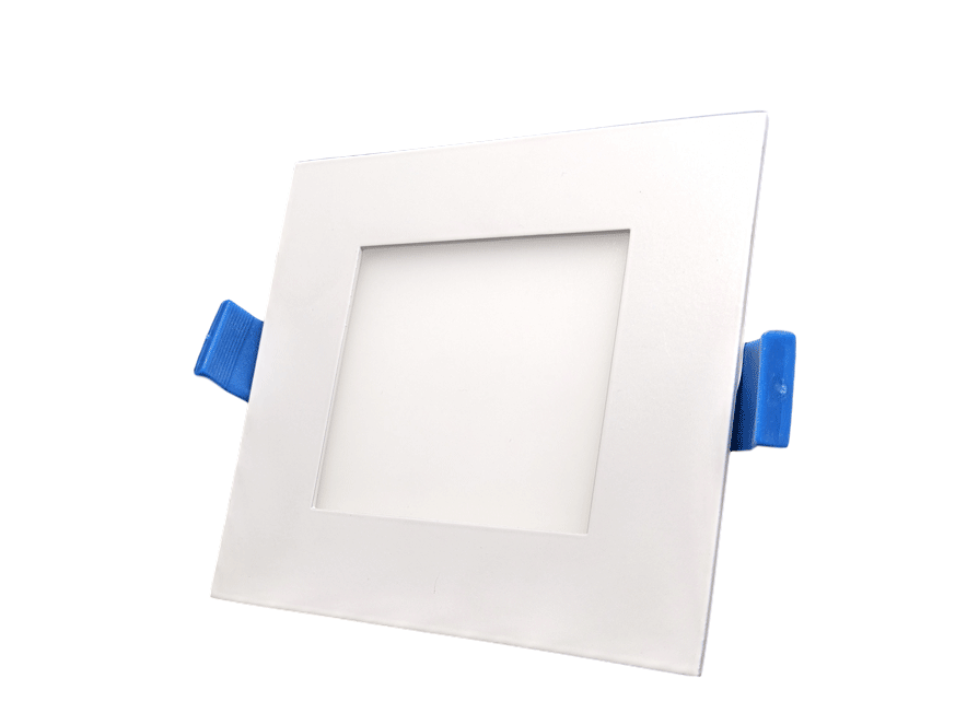 DawnRay DR40SF 4-inch square 5CCT slim LED recessed light